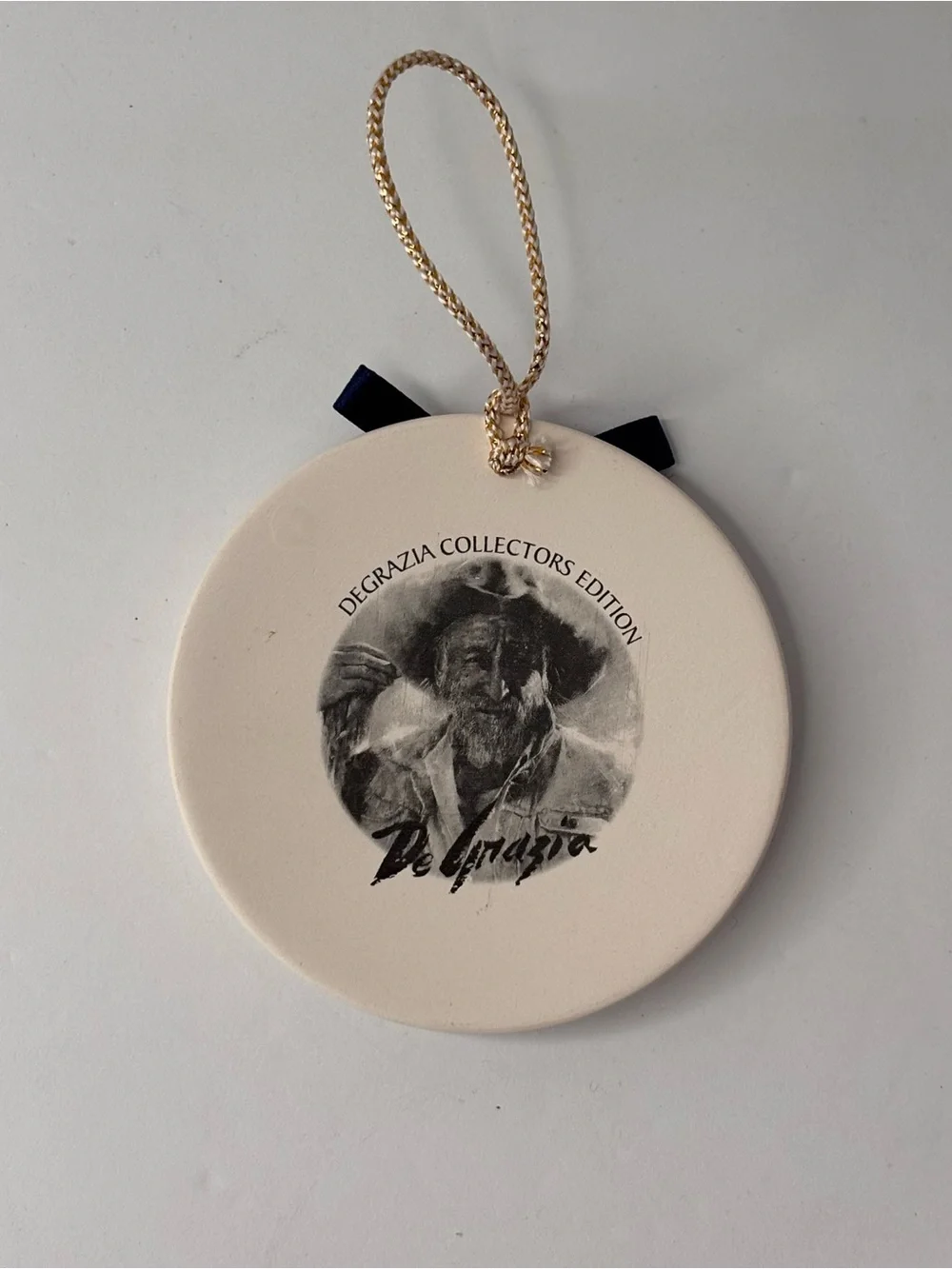 Vintage De Grazia Nativity Scene Christmas Ornament Collectors Edition 3